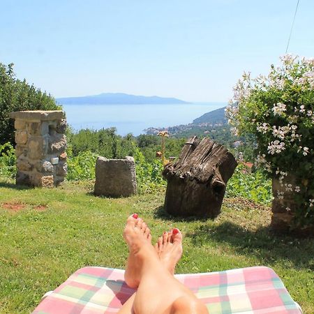 Sea View Apartment With Garden Near Opatija Veprinac Extérieur photo