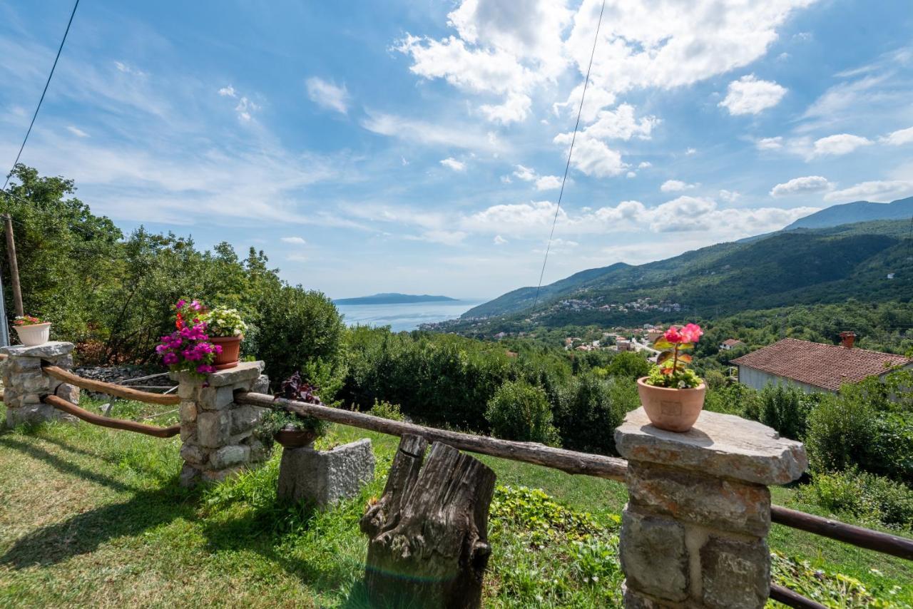 Sea View Apartment With Garden Near Opatija Veprinac Extérieur photo