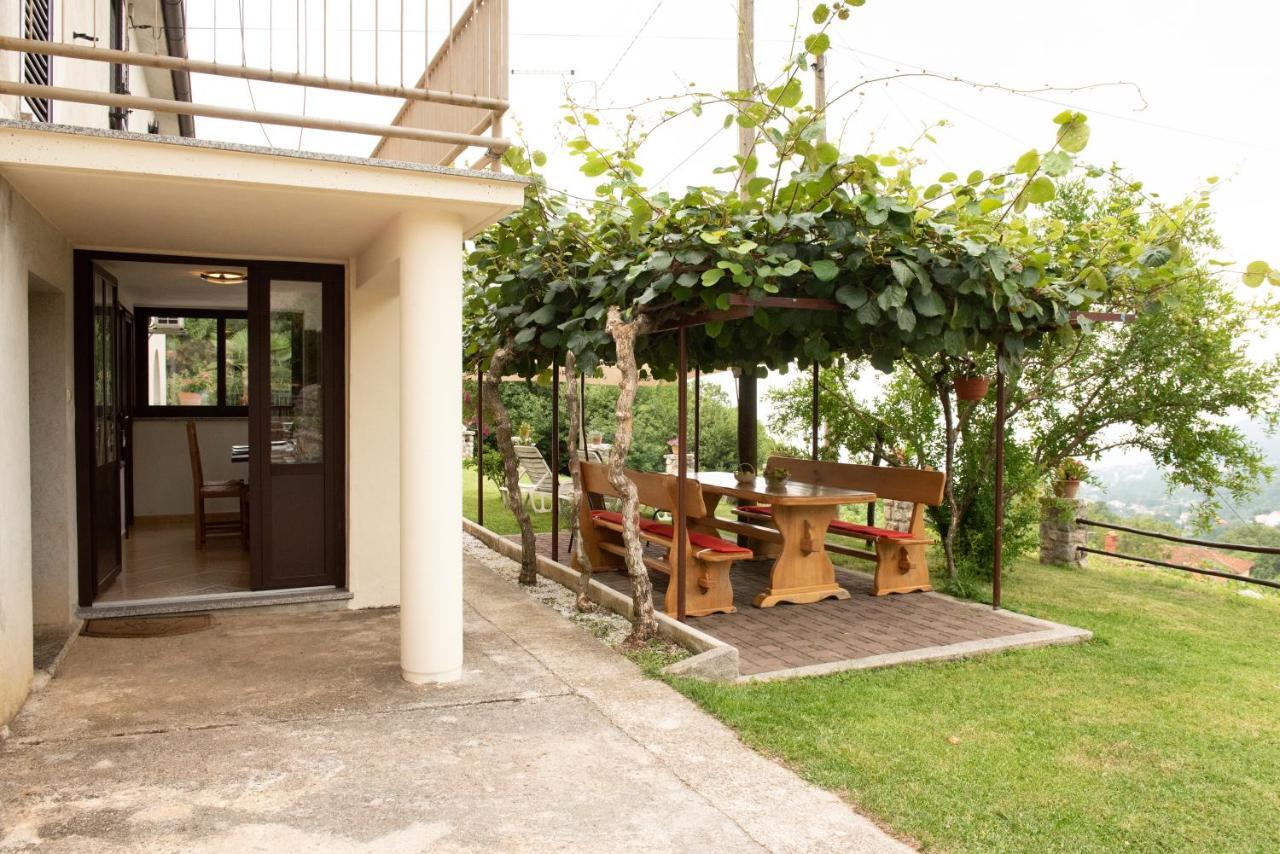 Sea View Apartment With Garden Near Opatija Veprinac Extérieur photo