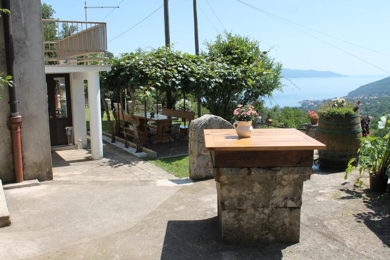 Sea View Apartment With Garden Near Opatija Veprinac Extérieur photo