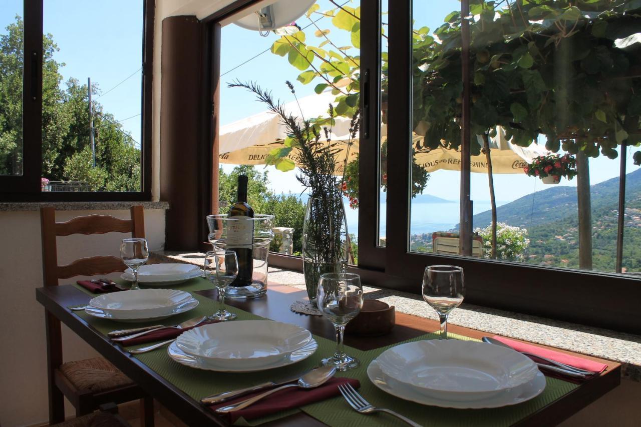 Sea View Apartment With Garden Near Opatija Veprinac Extérieur photo